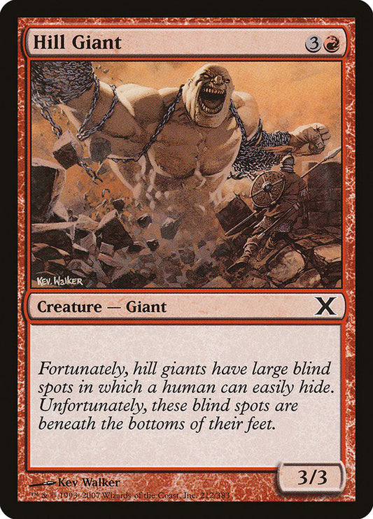 Hill Giant [Tenth Edition] [Foil]