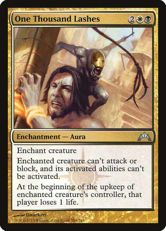 One Thousand Lashes [Gatecrash] [Foil]