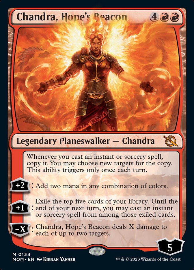 Chandra, Hope's Beacon [March of the Machine] [Foil]