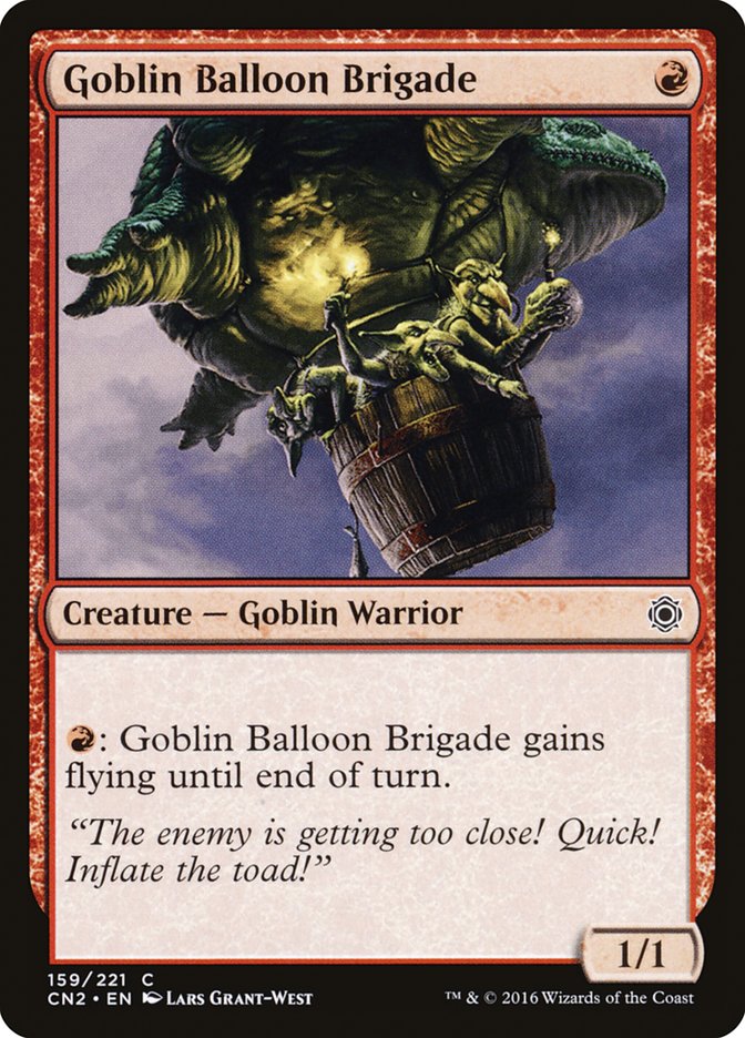 Goblin Balloon Brigade [Conspiracy: Take the Crown] [Foil]