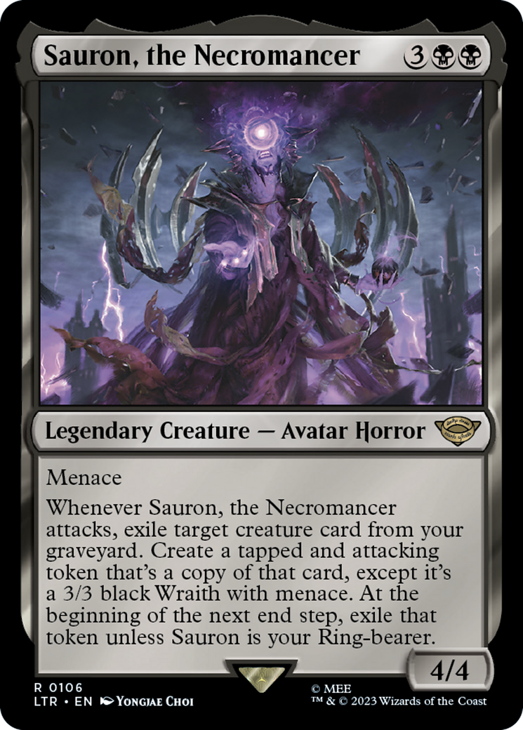 Sauron, the Necromancer [The Lord of the Rings: Tales of Middle-Earth] [Foil]