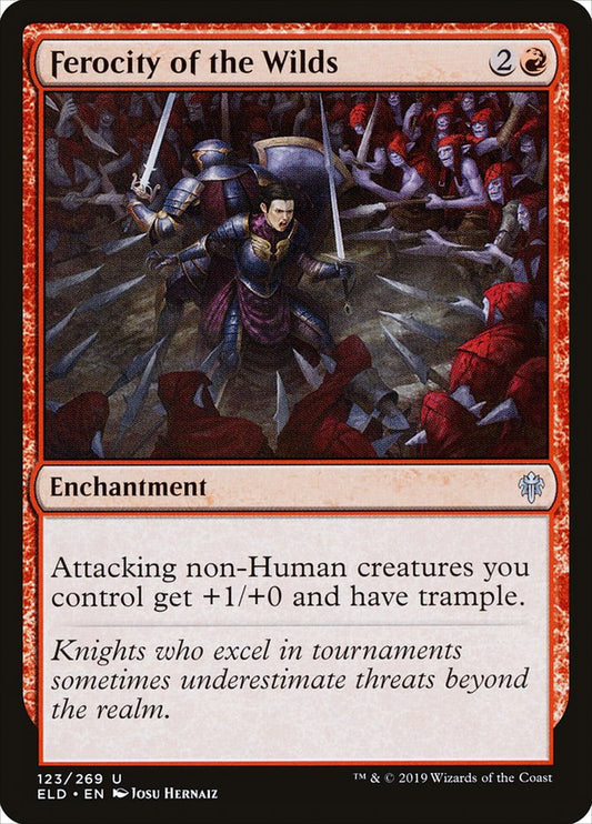 Ferocity of the Wilds [Throne of Eldraine] [Foil]