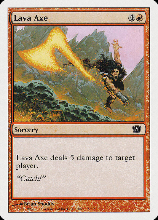 Lava Axe [Eighth Edition] [Foil]