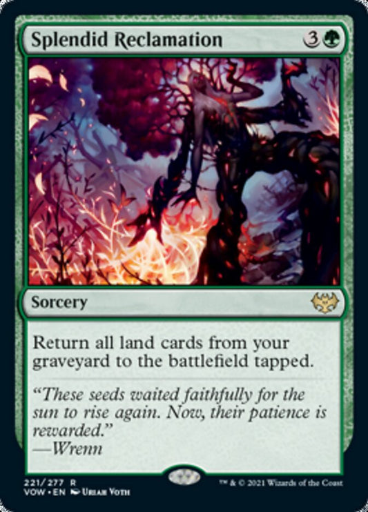 Splendid Reclamation [Innistrad: Crimson Vow] [Foil]
