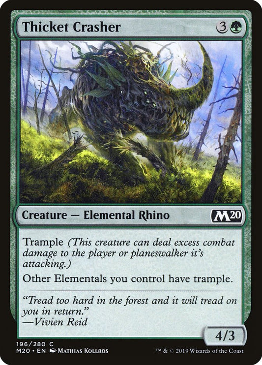 Thicket Crasher [Core Set 2020] [Foil]