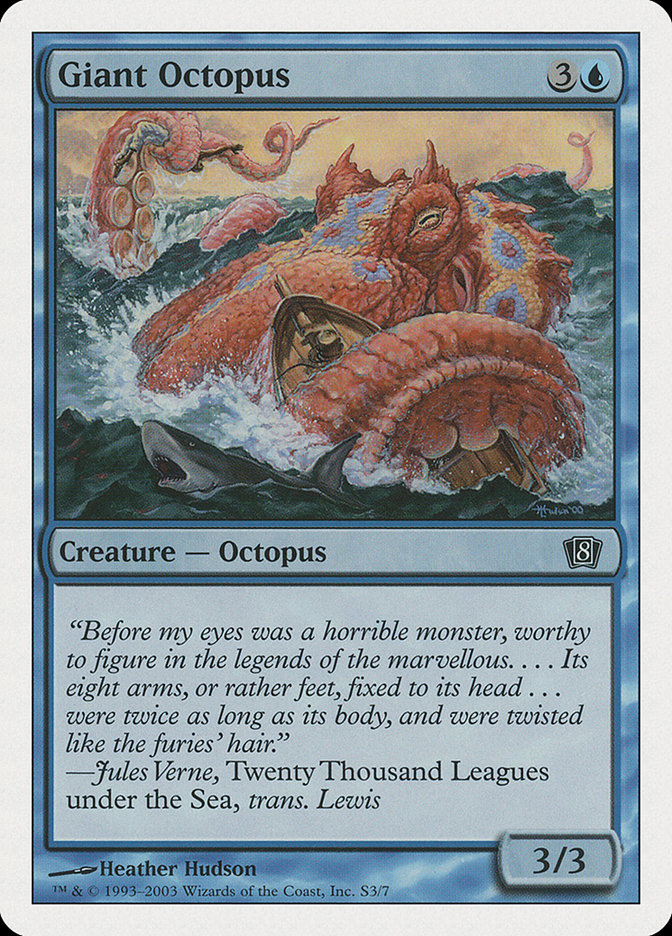 Giant Octopus [Eighth Edition] [Foil]