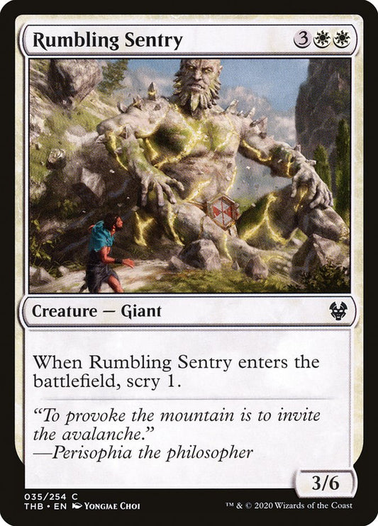 Rumbling Sentry [Theros Beyond Death] [Foil]