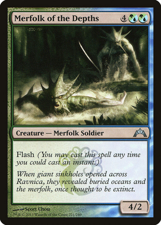 Merfolk of the Depths [Gatecrash] [Foil]