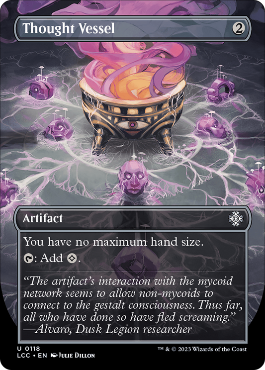 Thought Vessel (Borderless) [The Lost Caverns of Ixalan Commander] [Foil]