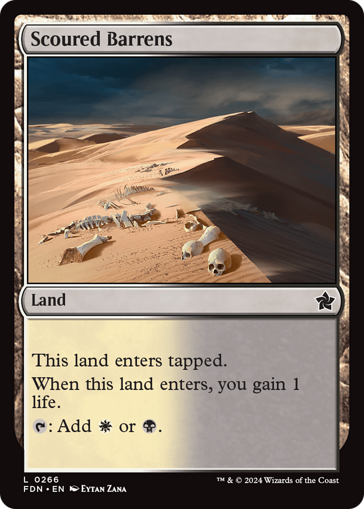 Scoured Barrens [Foundations] [Foil]