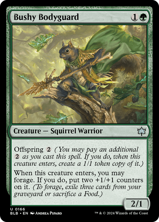 Bushy Bodyguard [Bloomburrow] [Foil]