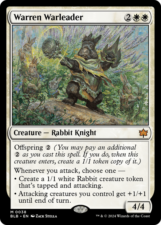Warren Warleader [Bloomburrow] [Foil]