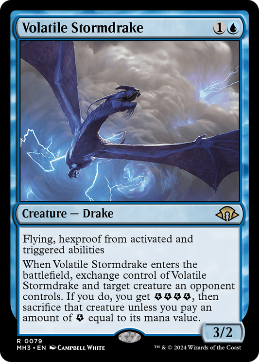 Volatile Stormdrake [Modern Horizons 3] [Foil]
