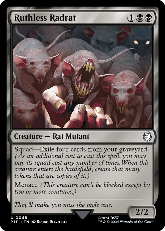 Ruthless Radrat [Fallout] [Foil]