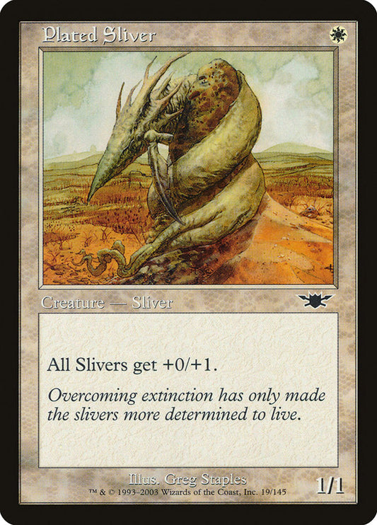 Plated Sliver [Legions] [Foil]