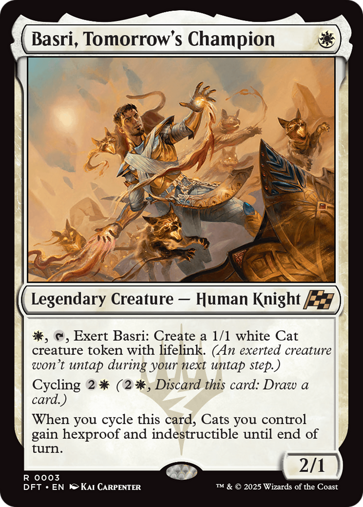 Basri, Tomorrow's Champion [Aetherdrift] [Foil]