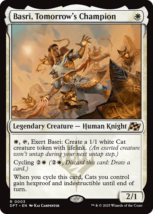 Basri, Tomorrow's Champion [Aetherdrift] [Foil]