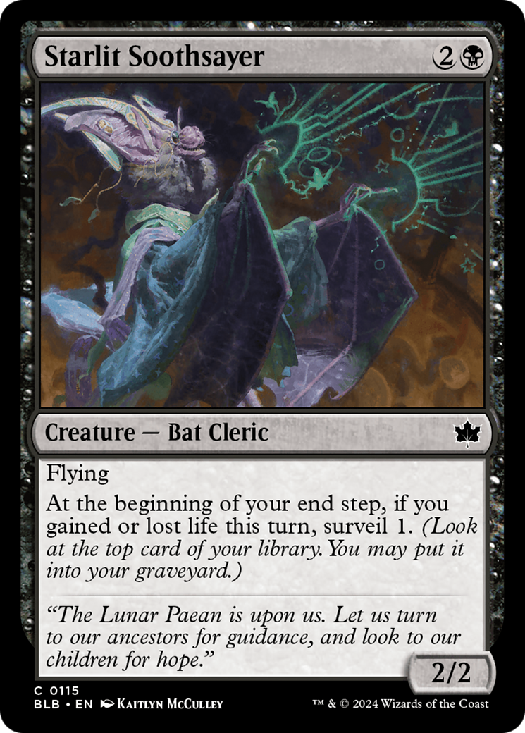 Starlit Soothsayer [Bloomburrow] [Foil]