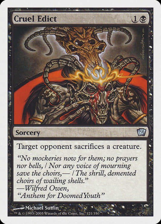 Cruel Edict [Ninth Edition] [Foil]