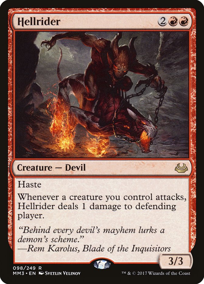 Hellrider [Modern Masters 2017] [Foil]