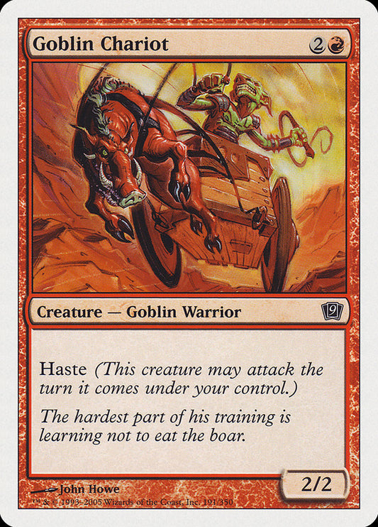 Goblin Chariot [Ninth Edition] [Foil]