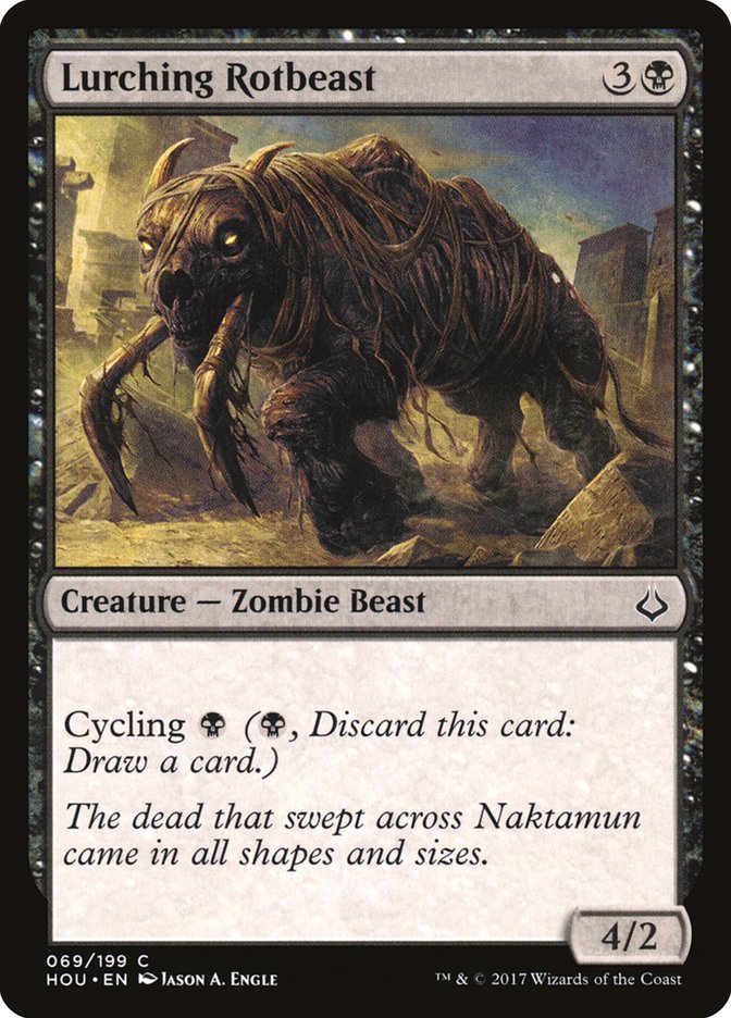 Lurching Rotbeast [Hour of Devastation] [Foil]