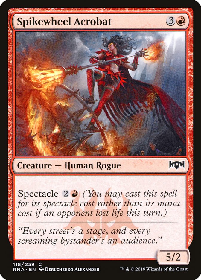 Spikewheel Acrobat [Ravnica Allegiance] [Foil]