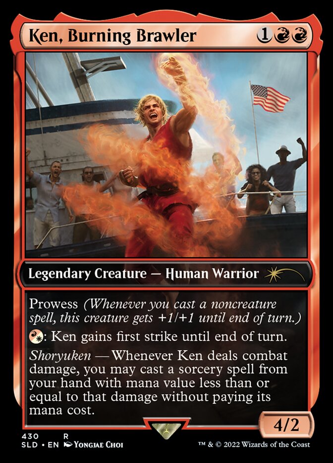 Ken, Burning Brawler [Secret Lair Drop Series] [Foil]