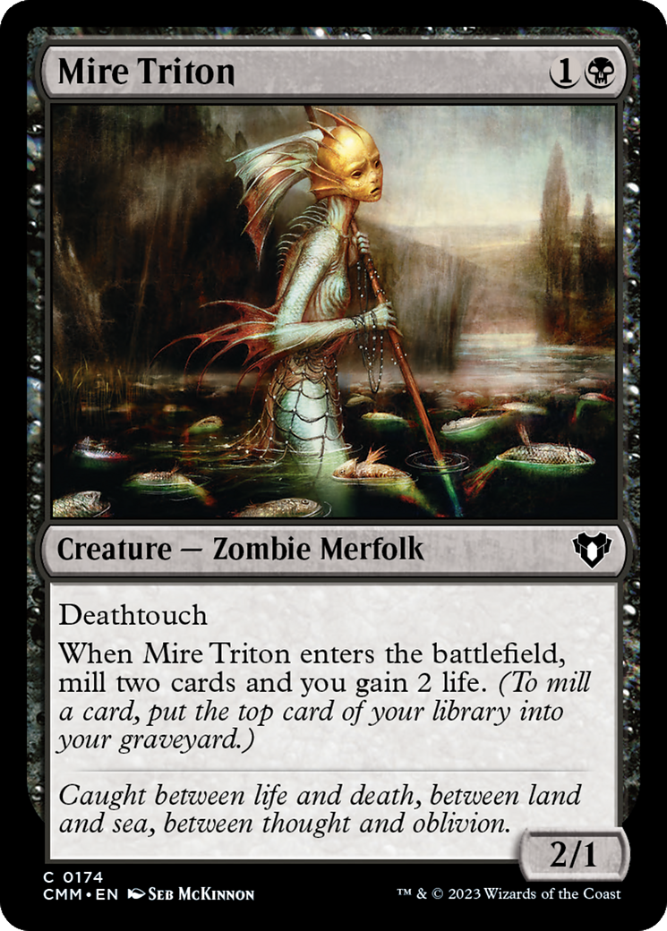 Mire Triton [Commander Masters] [Foil]