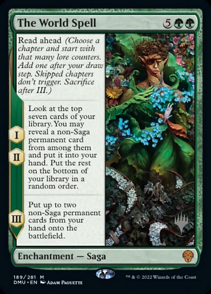 The World Spell (Promo Pack) [Dominaria United Promos] [Foil]