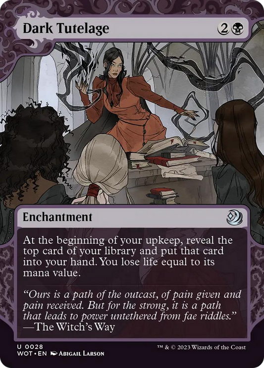 Dark Tutelage [Wilds of Eldraine: Enchanting Tales] [Foil]