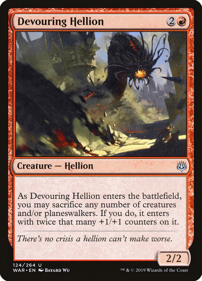 Devouring Hellion [War of the Spark] [Foil]