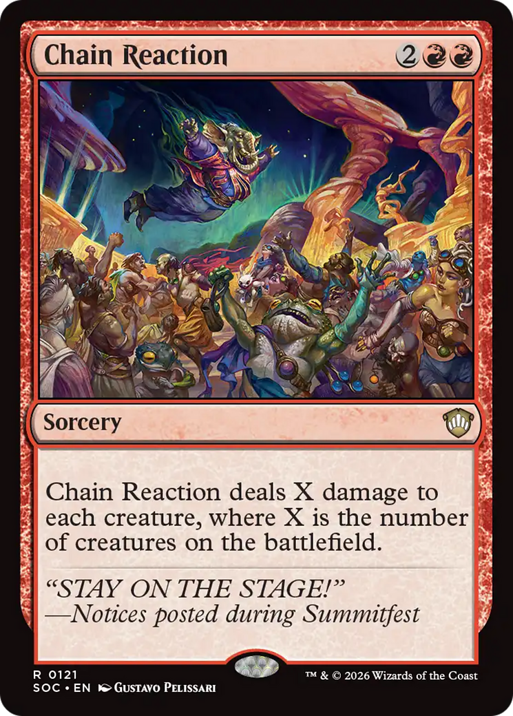 Chain Reaction [Secrets of Strixhaven Commander] [Foil]