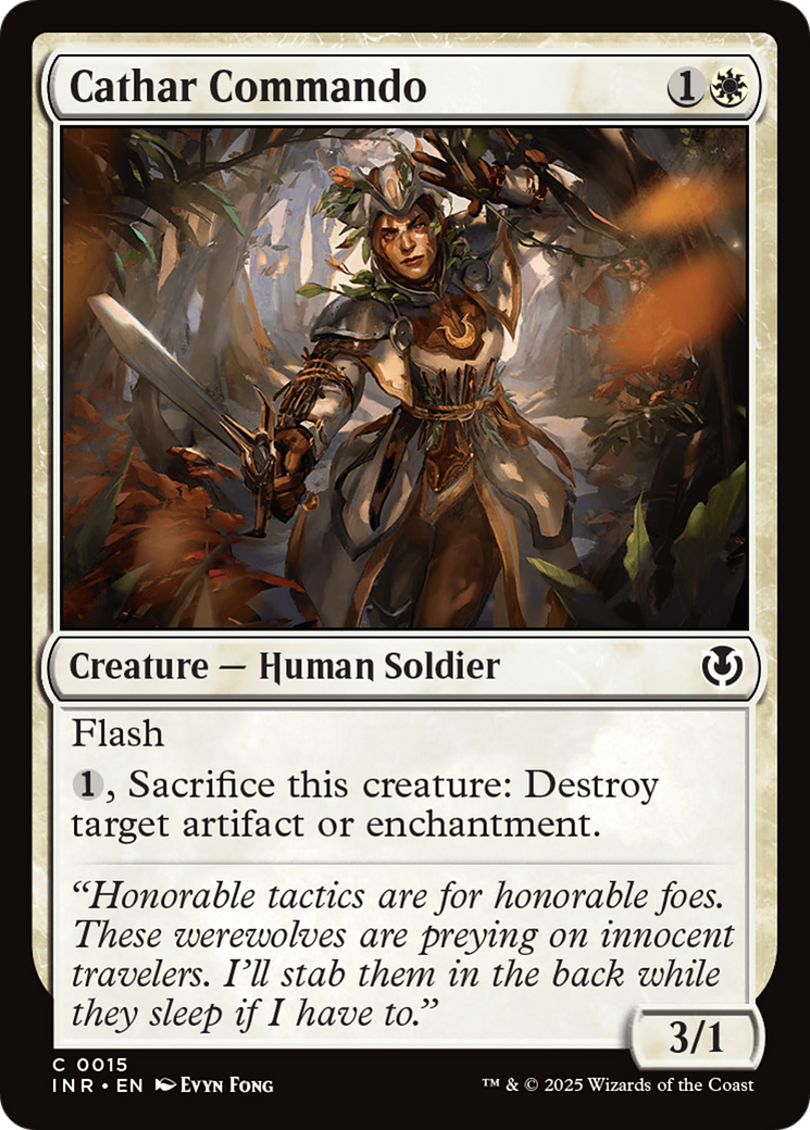 Cathar Commando [Innistrad Remastered] [Foil]
