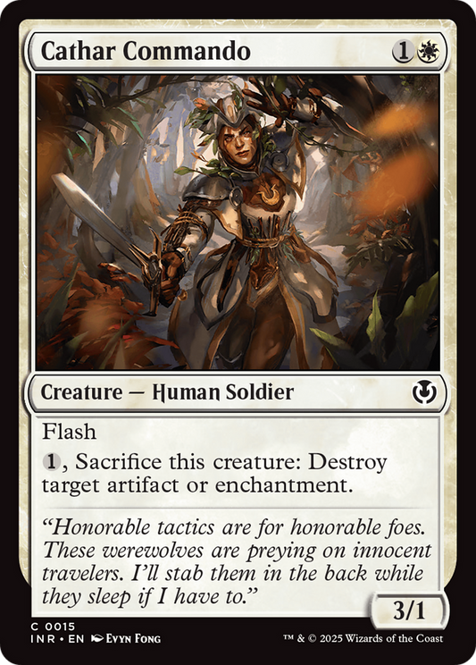 Cathar Commando [Innistrad Remastered] [Foil]