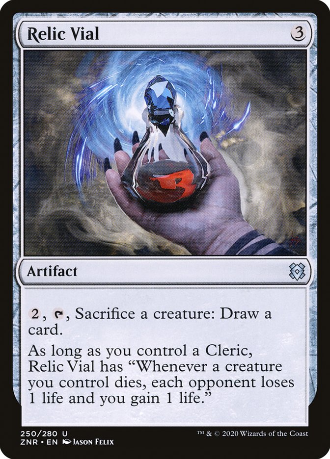 Relic Vial [Zendikar Rising] [Foil]