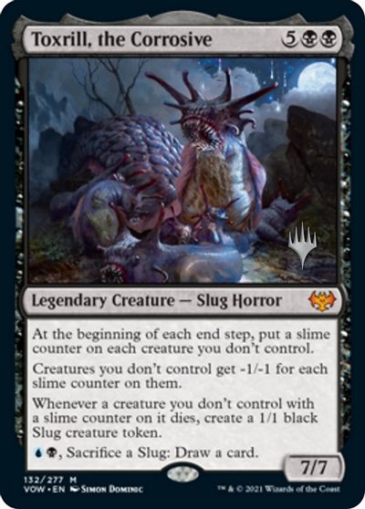 Toxrill, the Corrosive (Promo Pack) [Innistrad: Crimson Vow Promos] [Foil]