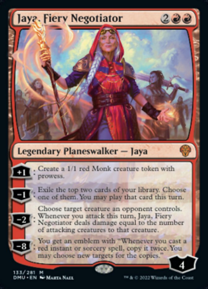 Jaya, Fiery Negotiator [Dominaria United] [Foil]