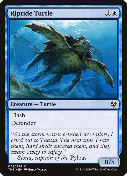 Riptide Turtle [Theros Beyond Death] [Foil]