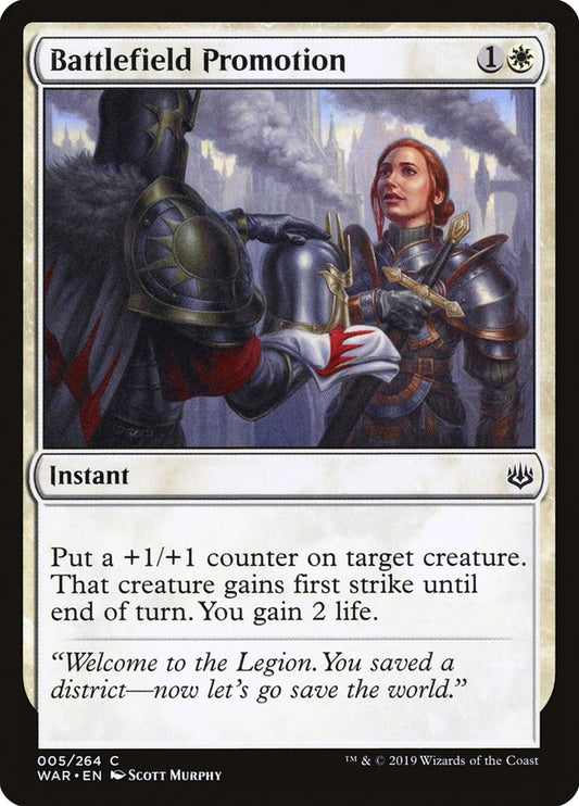 Battlefield Promotion [War of the Spark] [Foil]