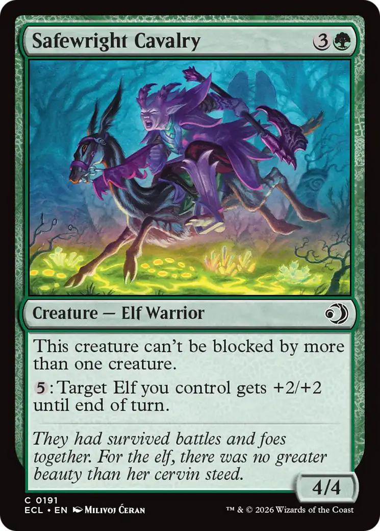 Safewright Cavalry [Lorwyn Eclipsed] [Foil]