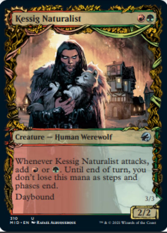 Kessig Naturalist // Lord of the Ulvenwald (Showcase Equinox) [Innistrad: Midnight Hunt] [Foil]
