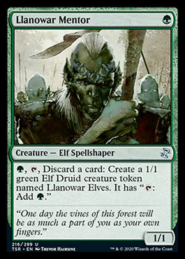 Llanowar Mentor [Time Spiral Remastered] [Foil]