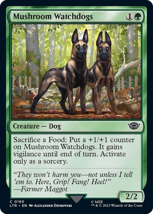 Mushroom Watchdogs [The Lord of the Rings: Tales of Middle-Earth] [Foil]