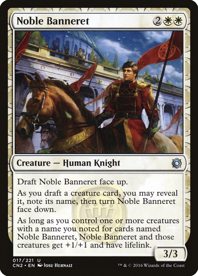 Noble Banneret [Conspiracy: Take the Crown] [Foil]
