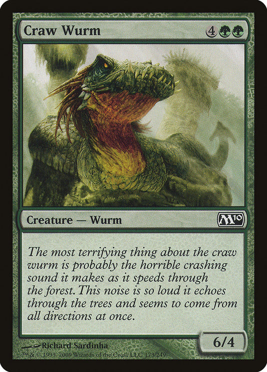 Craw Wurm [Core Set 2010] [Foil]