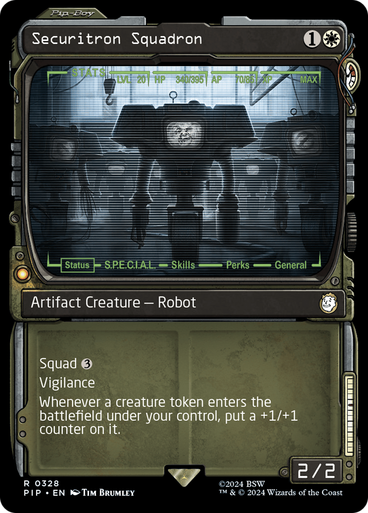 Securitron Squadron (Showcase) [Fallout] [Foil]