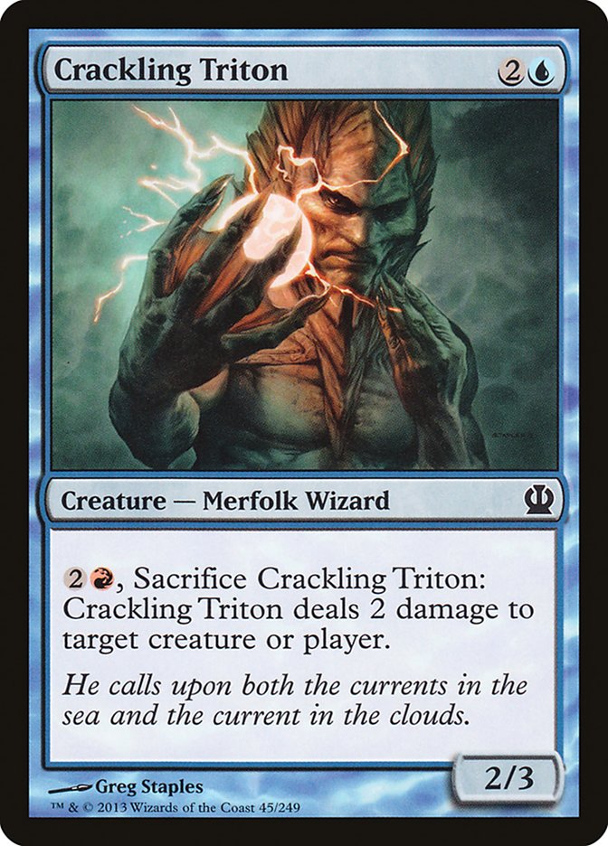 Crackling Triton [Theros] [Foil]