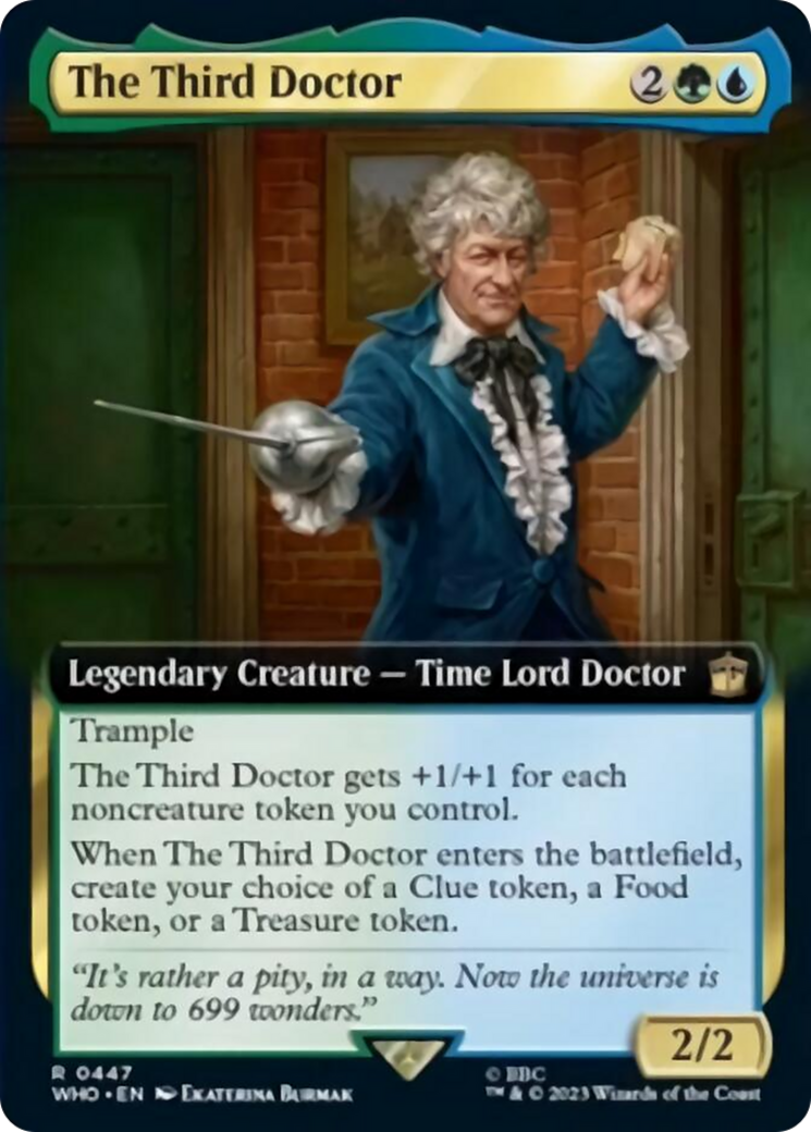 The Third Doctor (Extended Art) [Doctor Who] [Foil]