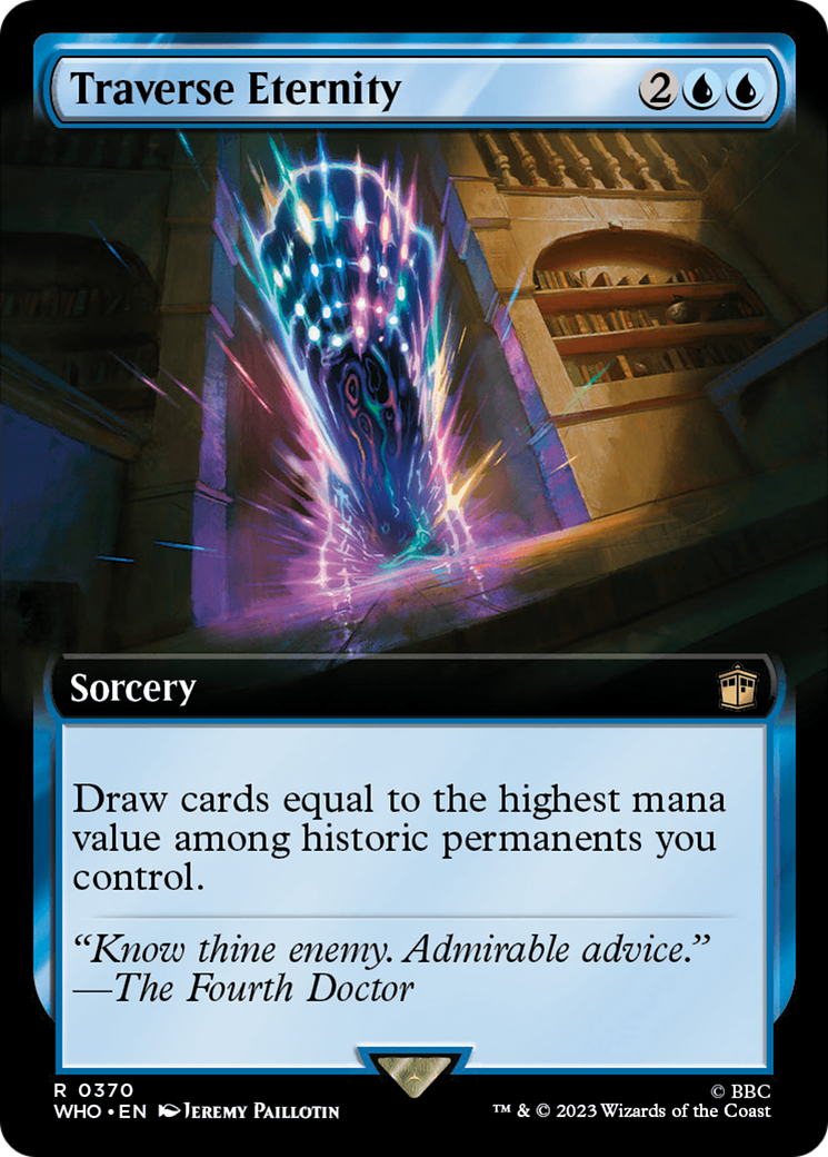 Traverse Eternity (Extended Art) [Doctor Who] [Foil]